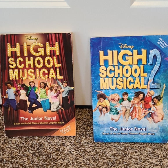 Disney High School musical book 1 and 2
